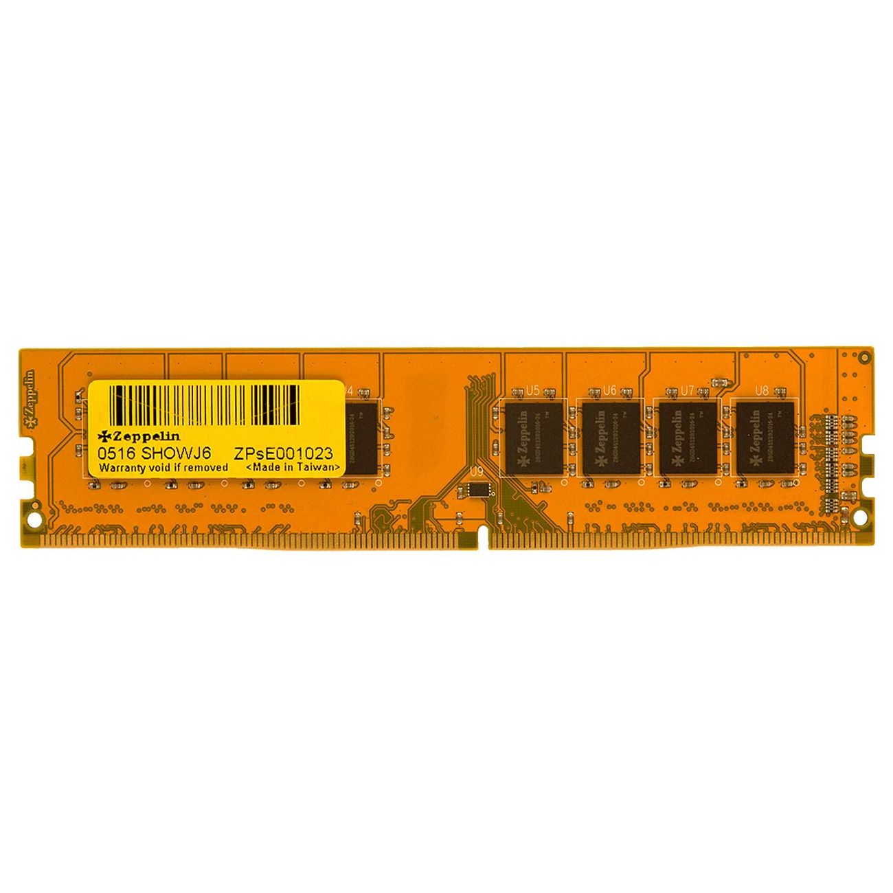 Memorie Zeppelin 16 GB DDR4 2666 MHz CL15, Galben