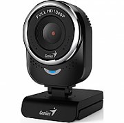 CAMERA WEB GENIUS  senzor 1080p Full-HD cu rezolutie video 1920x1080, QCam 6000, microfon, black  32200002407   (include TV 0.15 lei)