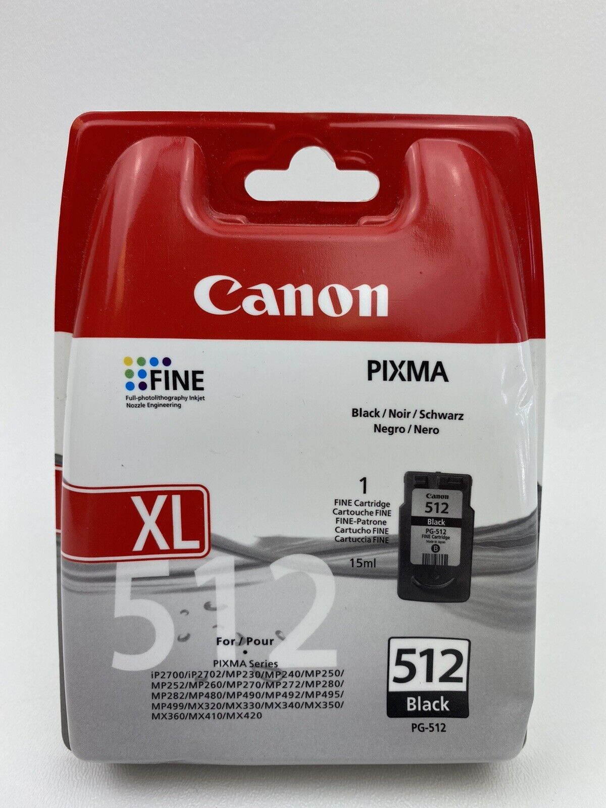 Cartus cerneala Canon 2969B001AA ,Negru ,15 ml ,Original (PG512)