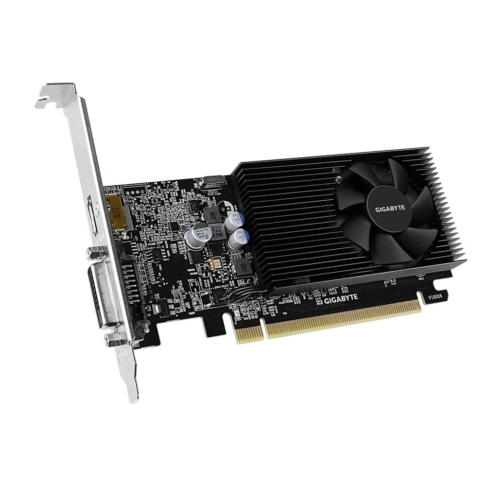 Bundle Placa video GIGABYTE GeForce GT 1030 Low Profile 2 GB DDR4 64 bit + Retail