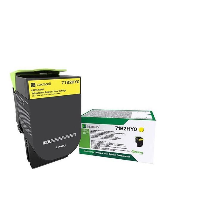 Cartus toner Lexmark 71B2HY0 ,Galben ,3500 pagini ,Original (71B2HY0)