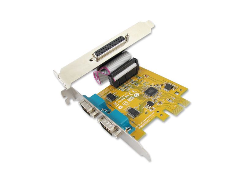 IO Sunix PCIe 2x Seriell / 1x Parallel MIO6479A