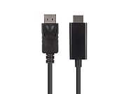 Cablu DisplayPort v.1.1 la HDMI, 1.8 m, CA-DPHD-11CC-0018-BK, Lanberg