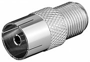 Adapter F female to female coax
Packaging: bulk 1 pc.
