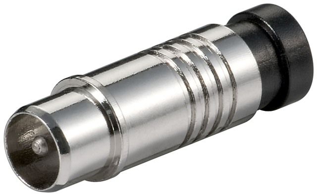 Male compression type coax antenna plug for external cable up to 7.0mm
Packaging: bulk 1 pc.