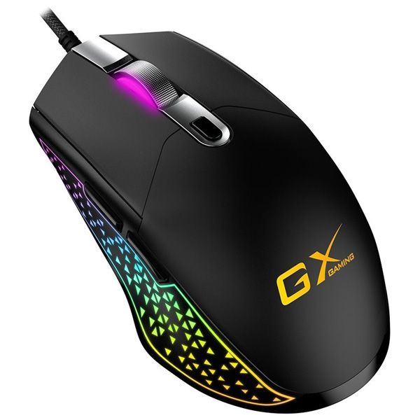 MOUSE Genius,  Scorpion M705 , gaming, cu fir, USB, optic, 7200 dpi, butoane/scroll 6/1, , negru,  31040008400  (include TV 0.18lei)