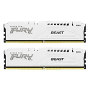 Memorie Kingston FURY Beast 64 GB DDR5 5600 MHz CL36, kit 2 x 32 GB, XMP 3.0 / EXPO, Alb