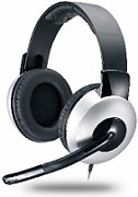 CASTI Genius,  HS-05A , cu fir, gaming, utilizare multimedia, microfon pe brat, conectare prin Jack 3.5 mm x 2, negru / argintiu,  31710011100 , (include TV 0.75 lei)