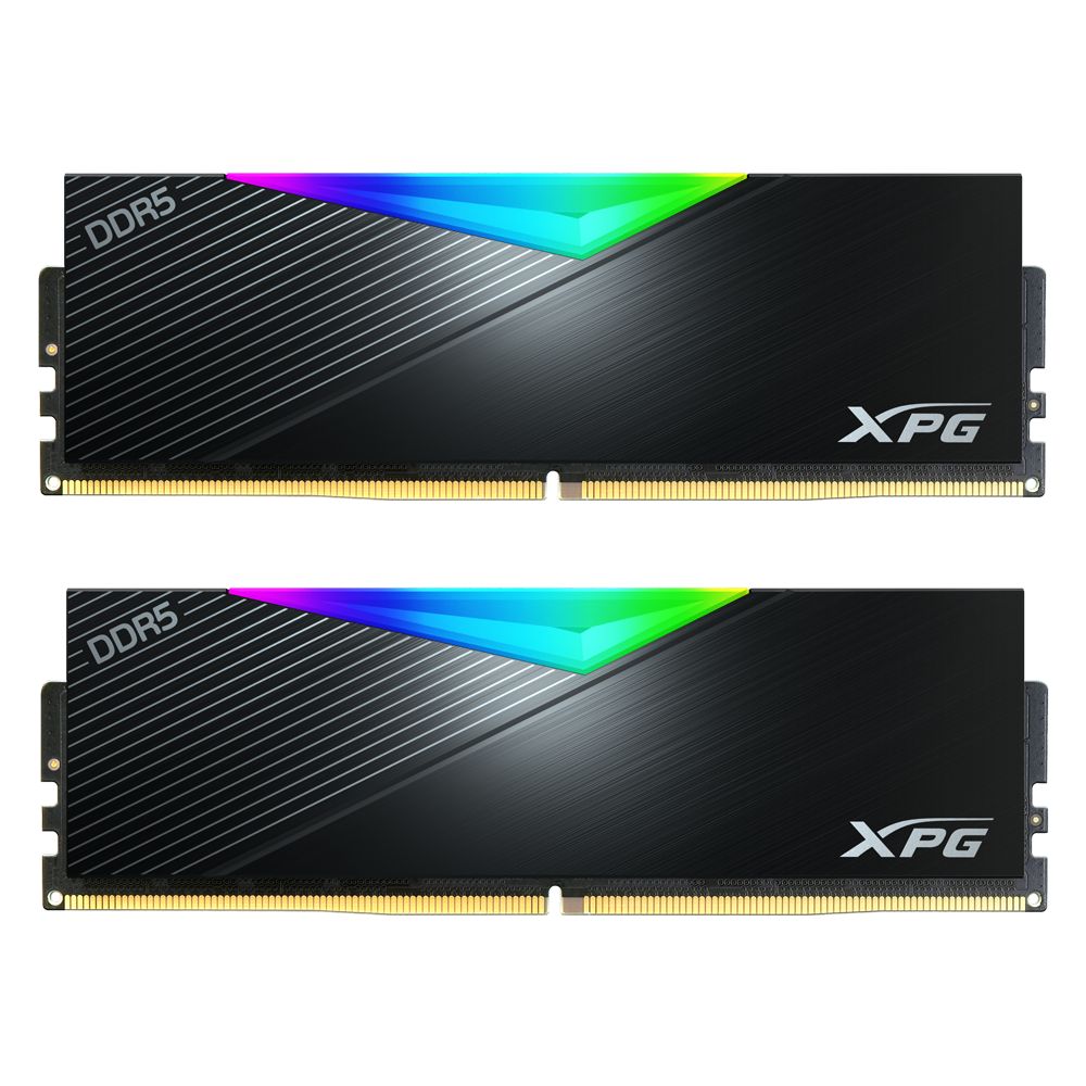 Memorie ADATA XPG Lancer 32 GB DDR5 6400 MHz CL32, kit 2 x 16 GB, XMP 3.0 / EXPO, Negru, RGB