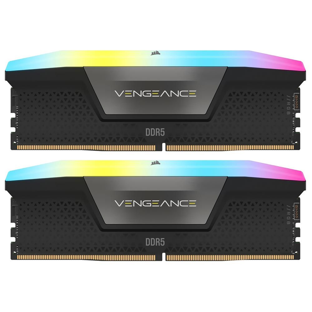 Memorie Corsair Vengeance 32 GB DDR5 6000 MHz CL30, kit 2 x 16 GB, XMP 3.0, Negru, RGB
