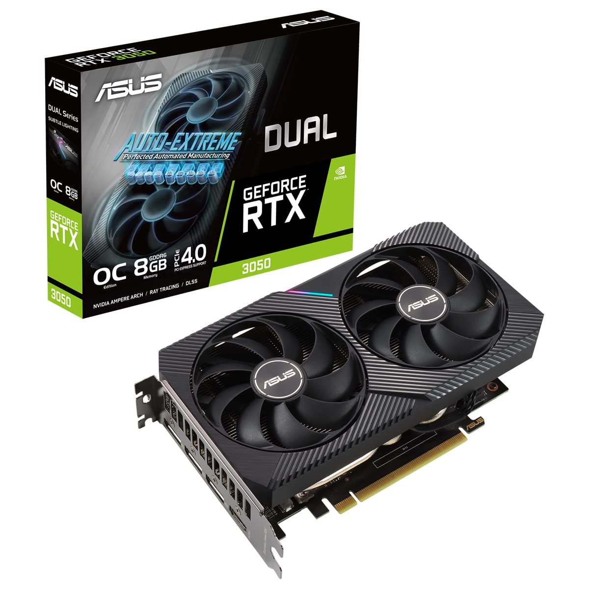 Placa video ASUS GeForce RTX 3050 Dual OC 8 GB GDDR6 128 bit