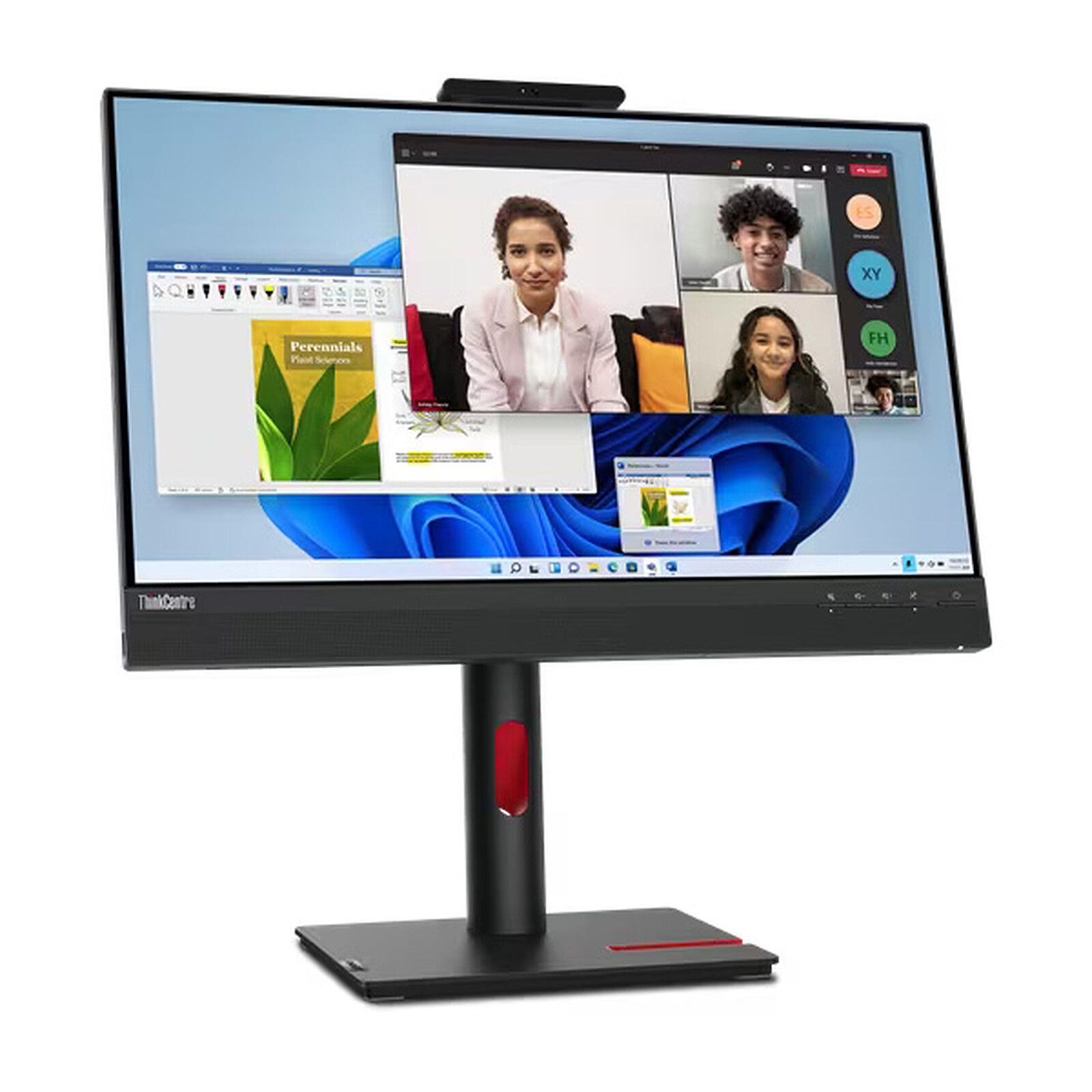 Monitor 23.8 inch LED Lenovo ThinkCentre Tiny-in-One 24 Gen 5 1920 x 1080 pixeli, 60 Hz, 4 ms, Negru