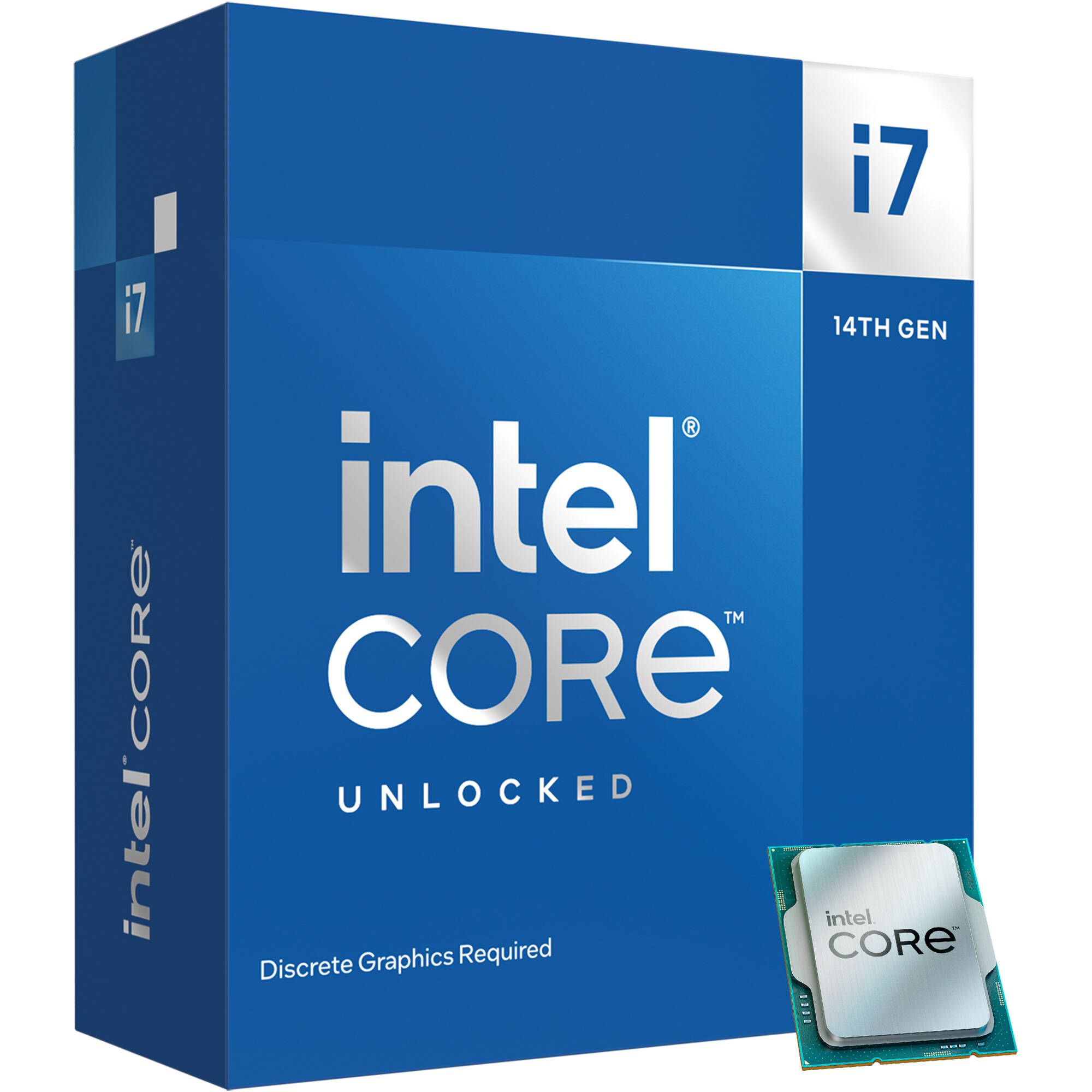 Procesor Intel Core i7-14700KF, 20C / 28T, 3.40 - 5.60 GHz, 33 MB cache, 125 W, Box