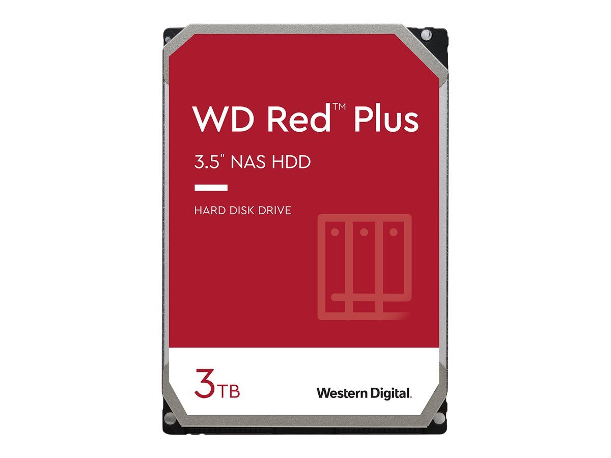 HDD NAS WD Red Plus 3 TB 3.5 inch SATA 3 5400 RPM 256 MB