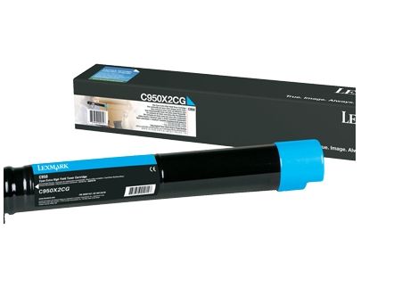 Cartus toner Lexmark C950X2CG ,Albastru ,22 000 pagini ,Original (C950X2CG)
