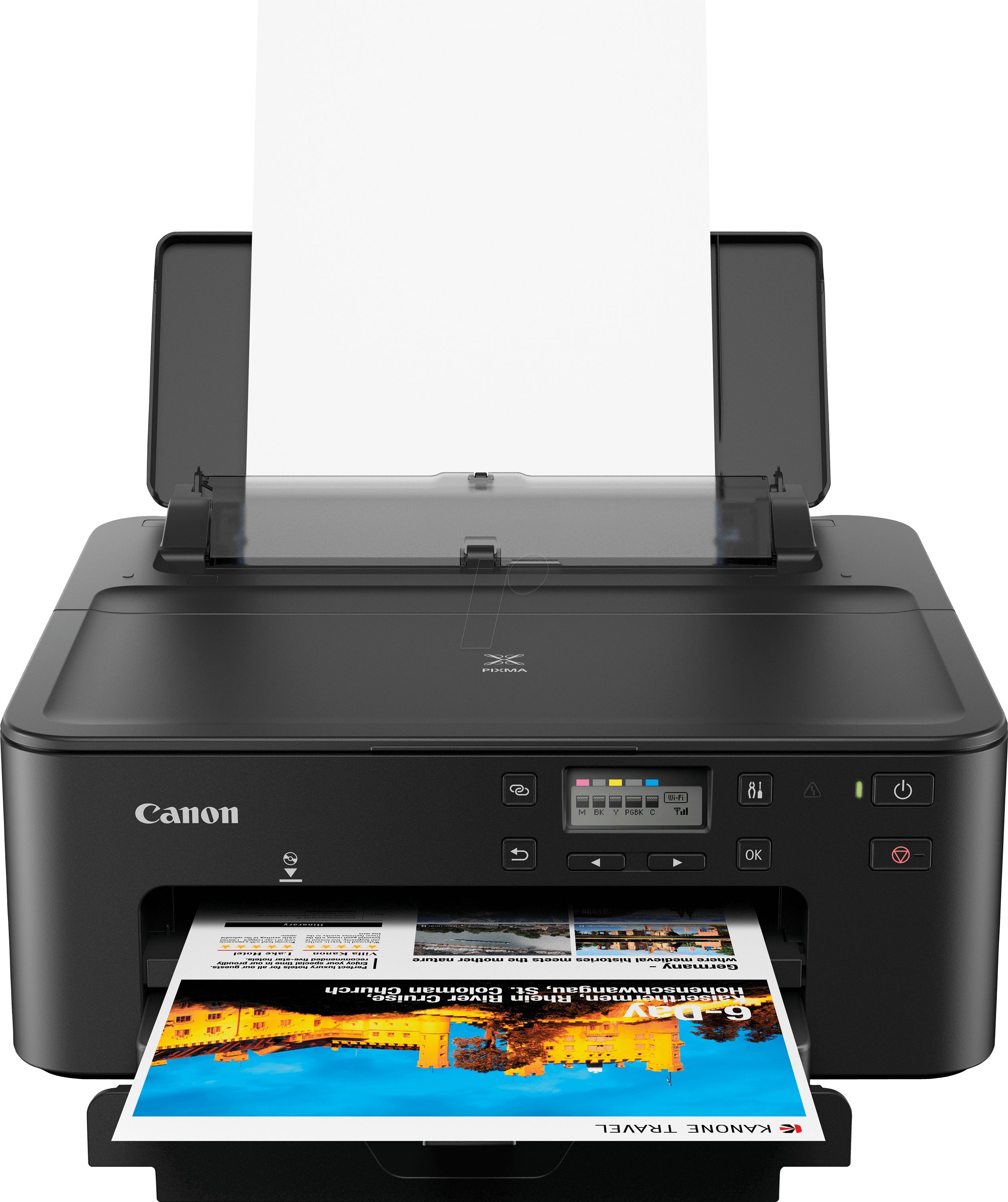Imprimanta inkjet color Canon ts705a, A4, duplex, USB 2.0, Wi-Fi, 15 ppm negru, 10 ppm color