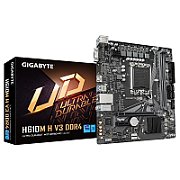 Placa de baza GIGABYTE H610M H V3 DDR4, socket 1700, 2x DDR4 UDIMM, 4x SATA, 1x NVMe, 12x USB-A, mATX