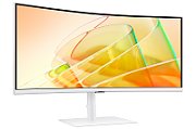 Monitor 34 inch LED Samsung S65TC LS34C650TAUXEN 3440 x 1440 pixeli, 100 Hz, 5 ms, Alb