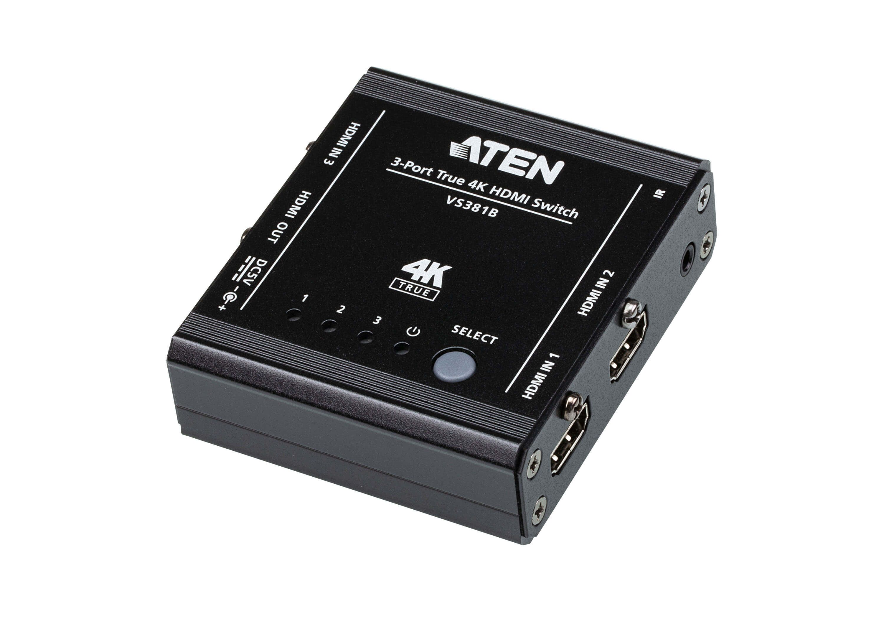 3-Port True 4K HDMI Switch