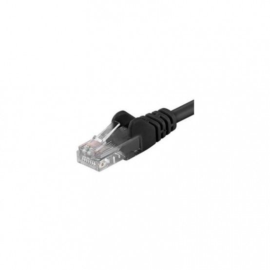 Patchcord UTP RJ45-RJ45 Cat.6, 1.5m, negru,  UTP-6-1.5-BK  (timbru verde 0.08 lei)