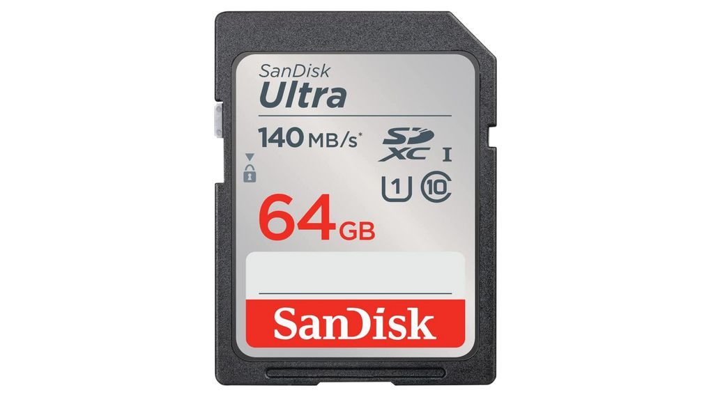 SANDISK ULTRA 64GB/SDXC MEMORY CARD 140MB/S