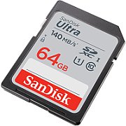 SANDISK ULTRA 64GB/SDXC MEMORY CARD 140MB/S
