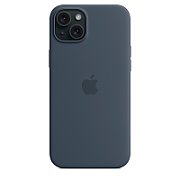 Silicone case Apple with MagSafe Storm Blue