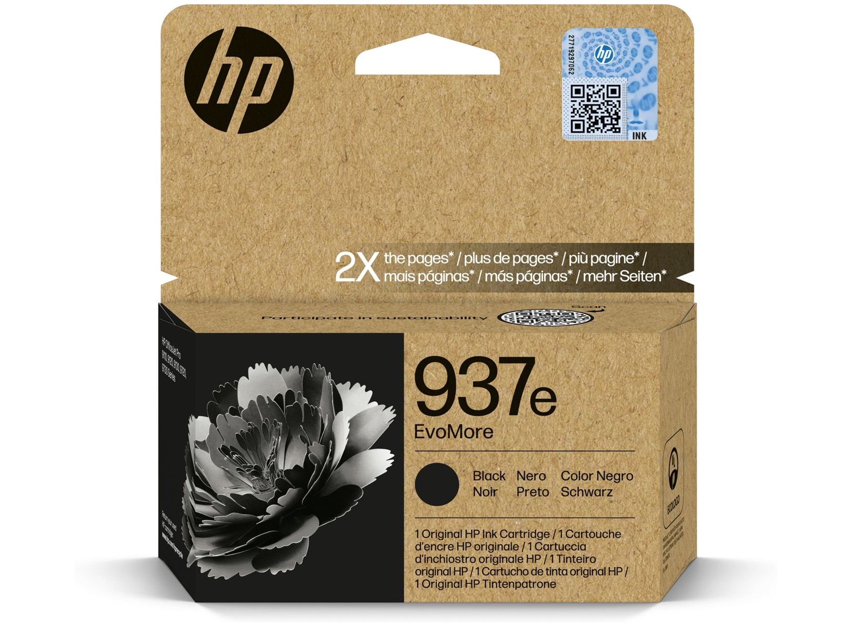 Cartus cerneala HP 4S6W9NE#CE1 ,Negru ,2500 pagini ,Original (937e)