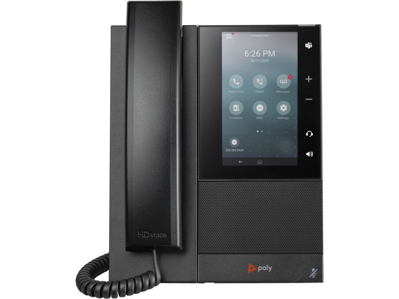 Poly CCX 505 Business Media Phone with Open SIP and PoE-enabled