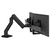 Ergotron Tischhalter HX 2-Monitore-32 -15kg -SW -Höhenverst.