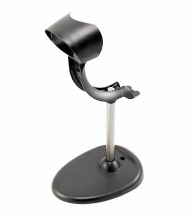 Stand: gray, 15cm (6´) height, rigid rod, large oval weighted base, Xenon cradle