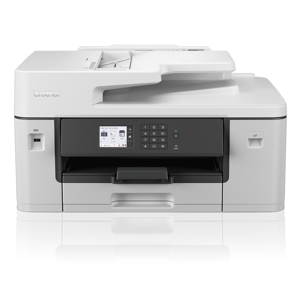 Imprimanta multifunctionala inkjet color Brother MFC-J6540DWE, A3, duplex, USB 2.0, Wi-Fi, 28 ppm negru, 28 ppm color
