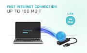 I-TEC UDB 2.0 NETWORK ADAPTER/SB 2.0 - RJ-45 LAN 10/100MBPS