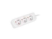 LANBERG PS0-03E-0150-W Lanberg 1.5M White 3X 230V Lanter EXTENSION PL. CABLE FROM FULL COPPER