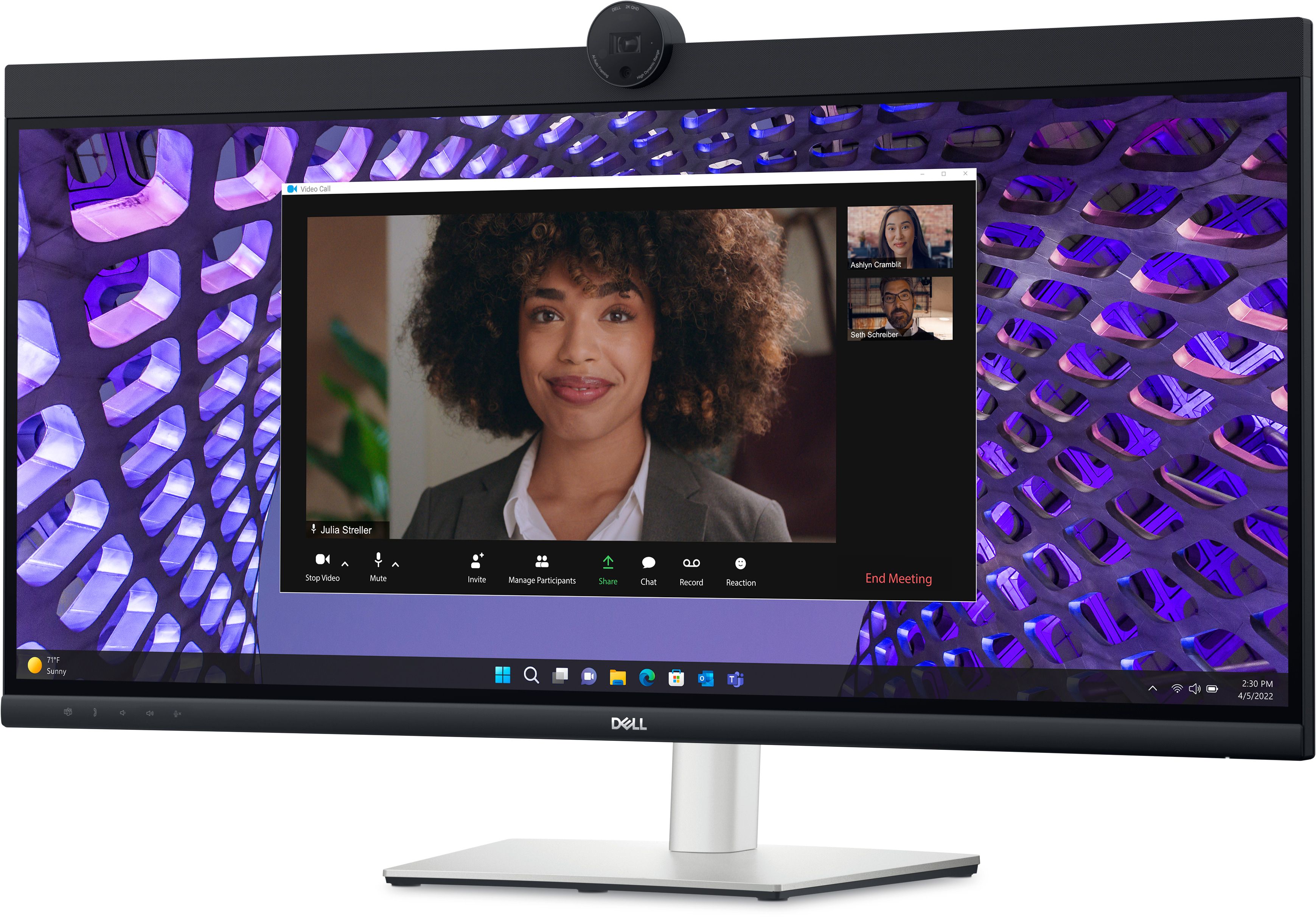 Monitor 34 inch LED Dell P3424WEB 3440 x 1440 pixeli, 5 ms, Negru/Argintiu