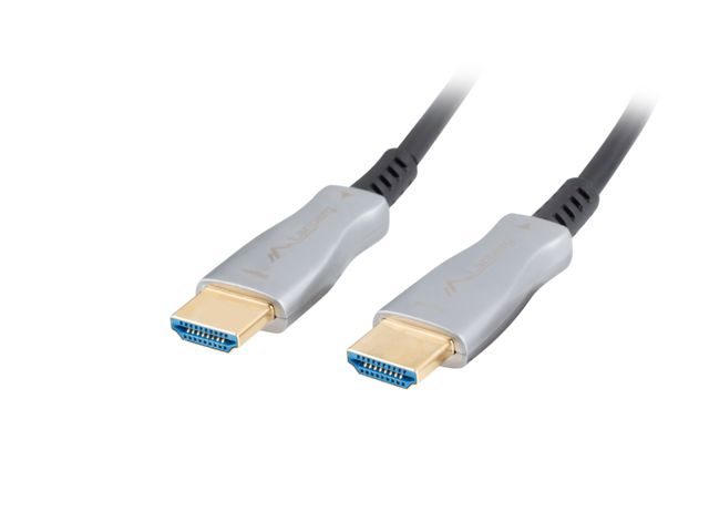 LANBERG HDMI CABLE M/M V2.0 10M OPTICAL AOC BLACK CA-HDMI-20FB-0100-BK