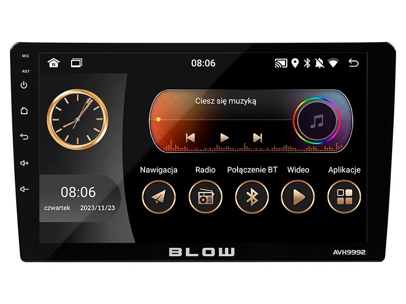 Radio BLOW AVH-9992 2DIN 9  Android/WiFi/GPS/CARPLAY