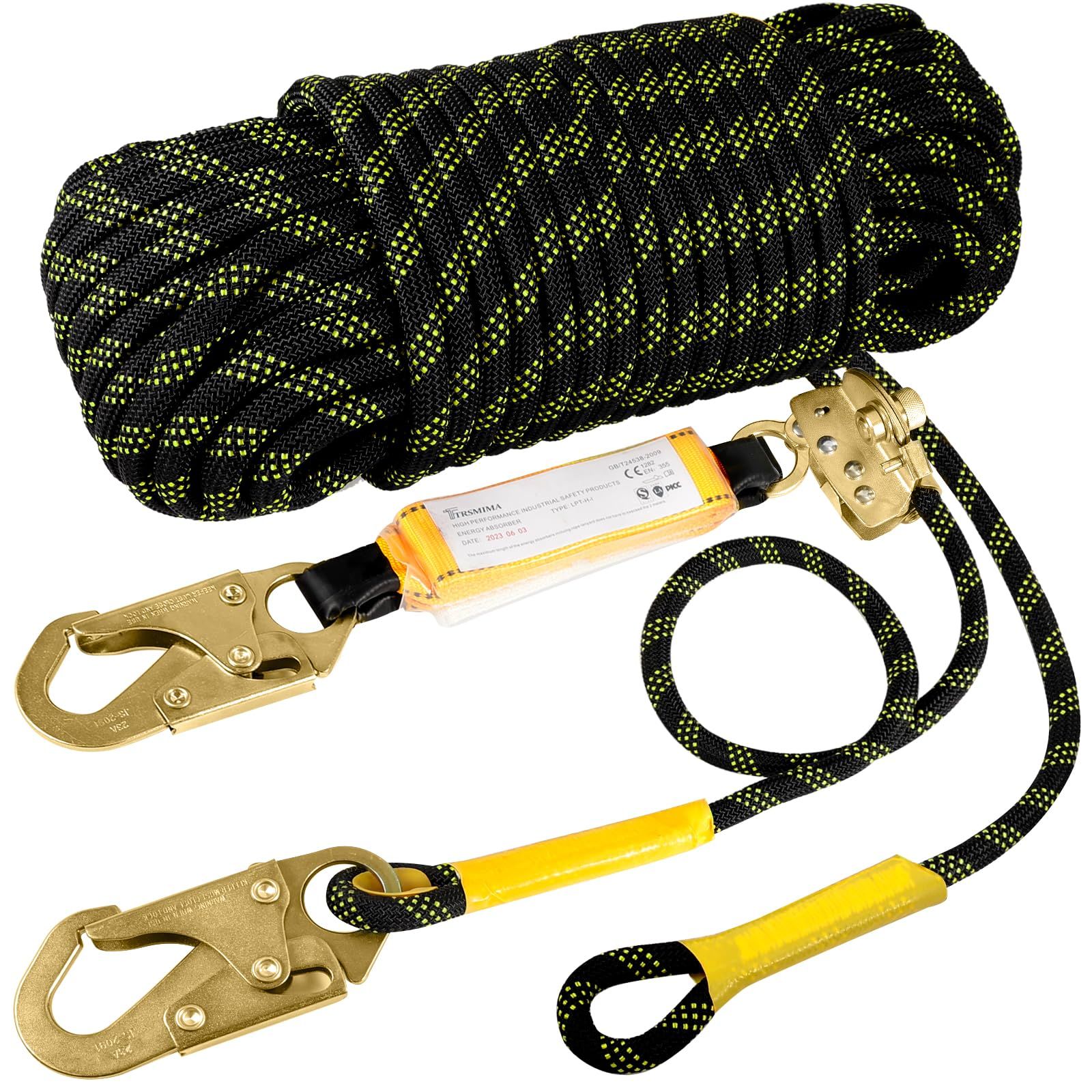 Safety kit with safety rope