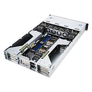 Server ASUS ESC4000A-E11, Rack 2U, fara procesor,  Intel socket 4677  max 280 W, fara memorie, Fara, 8 x LFF, Fara, 2 x 2200 W