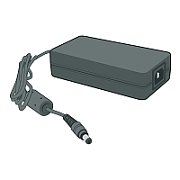 Kit, Power Supply, 60W, 24V (power cord not included), ZD220 & ZD230 Direct Thermal and Thermal Transfer