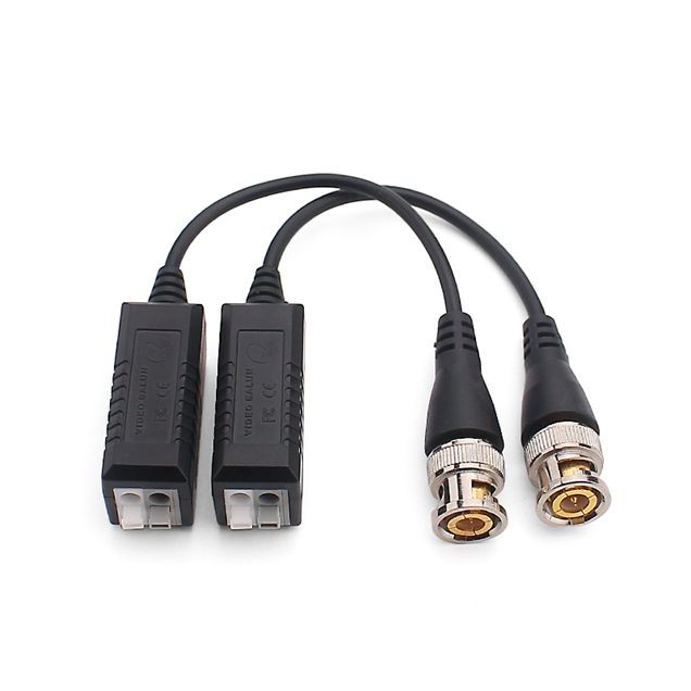 Video balun  BNC, negru, 8mp