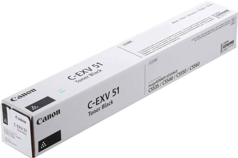 Cartus toner Canon CANON C-EXV51 0481C002 ,Negru ,69 000 pagini ,Original (CEXV51bk)