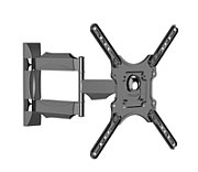 Gembird | Wall mount | WM-55ST-01 | Tilt  swivel  rotate | 32-55   | Maximum weight (capacity) 32 kg | Black