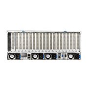 Server ASUS ESC8000A-E12, Rack 4U, fara procesor, 2 x AMD socket SP5  max 400 W, fara memorie, 8 x LFF, 4 x 3000 W