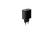 Gembird TA-UC-PDQC20-01-BK 2-port 20W Power Delivery USB type-C fast charger  black