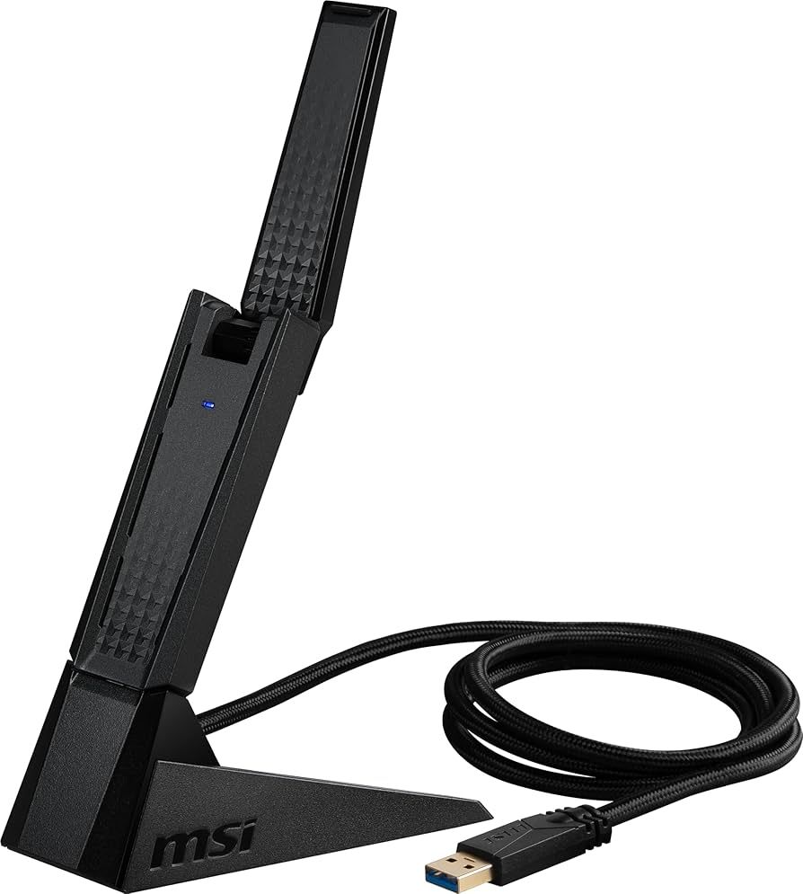 MSI AXE5400 network card WLAN 2402 Mbit/s