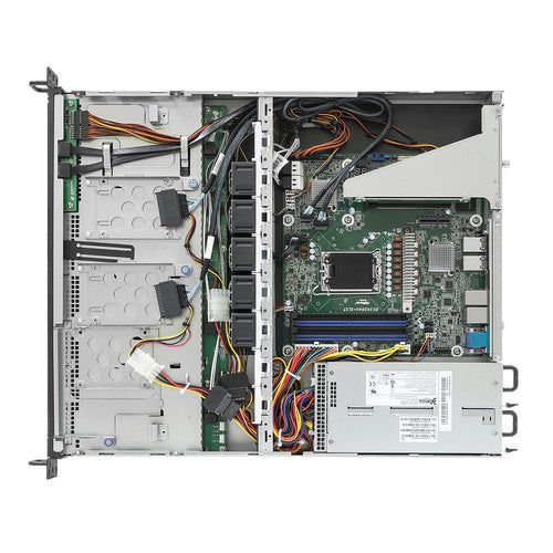 Server ASUS RS300-E12-RS4, Rack 1U, fara procesor,  Intel socket 1700  max 95 W, fara memorie, Fara, 4 x LFF, Fara, 2 x 450 W
