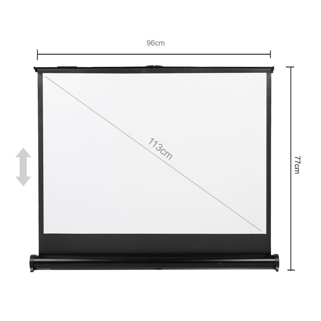 Maclean Portable Projection Screen  Compact  Desktop  45   4:3  MC-961
