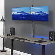 Universal Ergo Office Dual Monitor Desktop Mount  Gas Spring 17 -35  15kg  VESA 75x75 / 100x100  ER-446