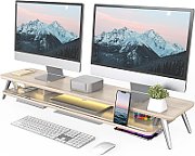 Universal Ergo Office Dual Monitor Desktop Mount  Gas Spring 17 -35  15kg  VESA 75x75 / 100x100  ER-446